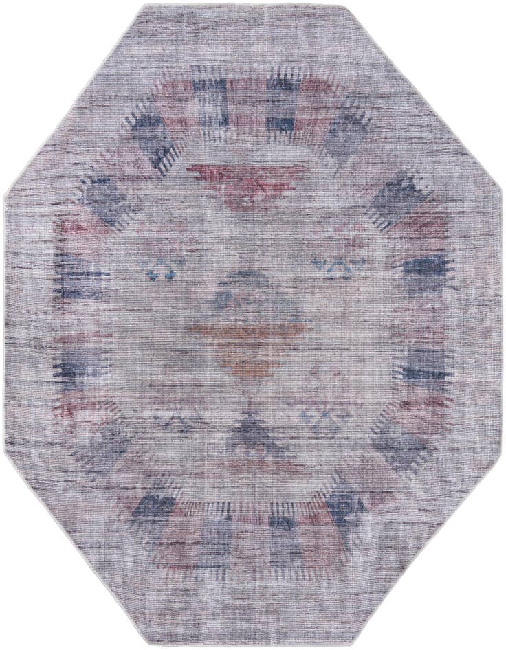 Detail image of 7' 10 x 7' 10 Washable Sisu Octagon Rug