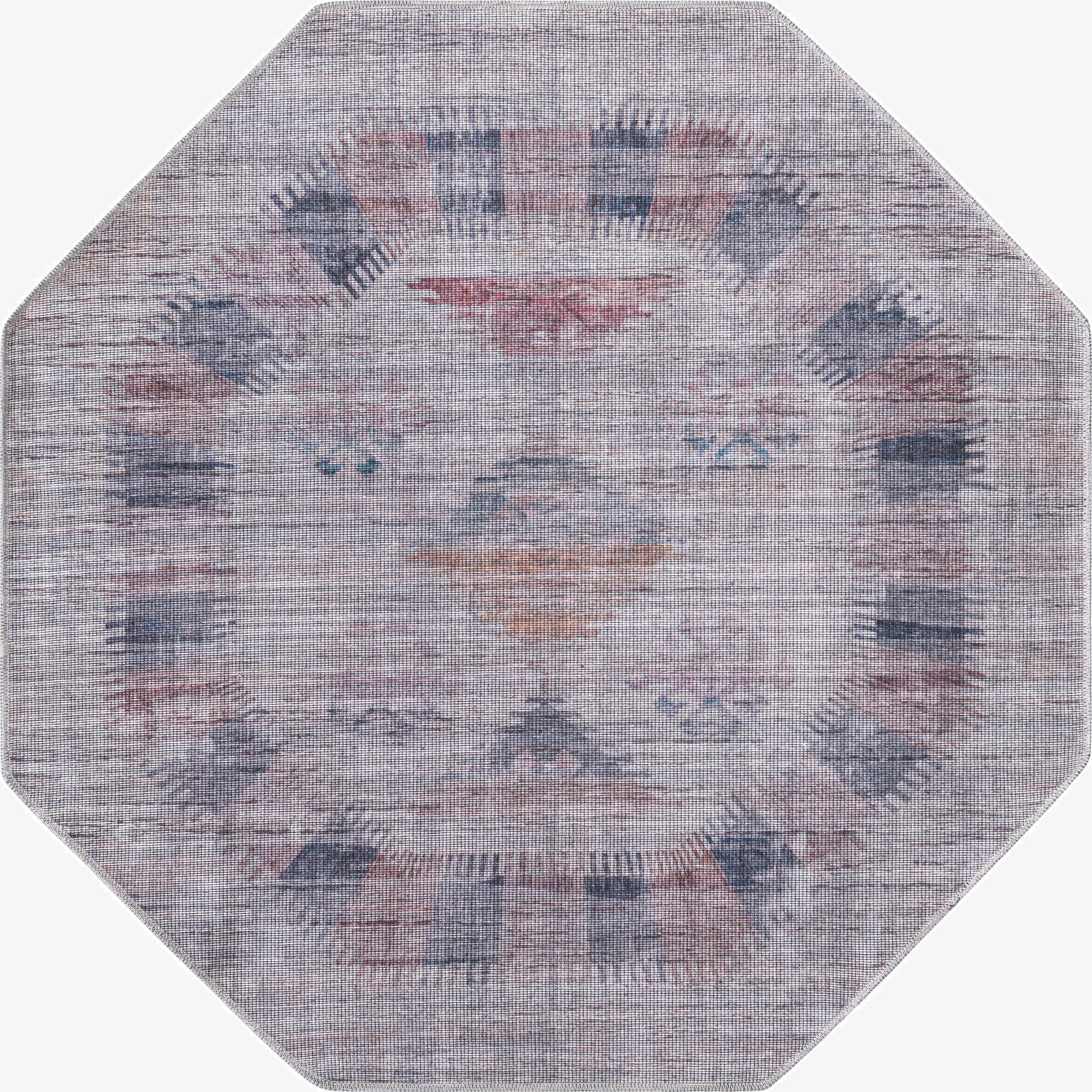 Primary image 5' 3 x 5' 3  Washable Sisu Octagon Rug