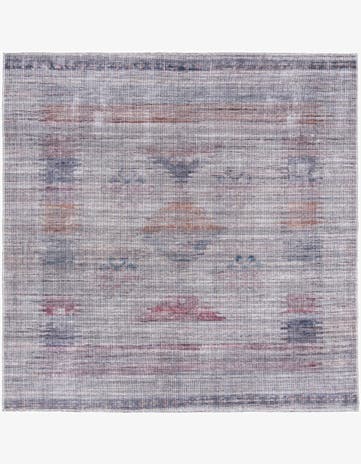 Sandy and Ivory Washable Sisu Square Rug