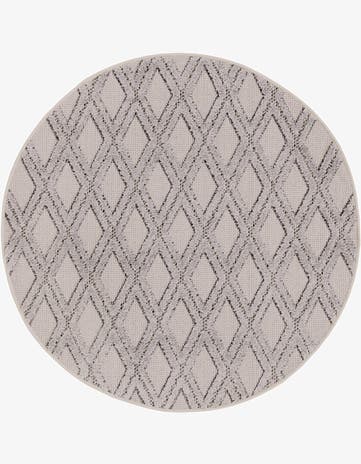 Sandy Beige Arlo Round Rug