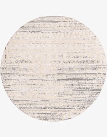 Sandy Beige Arlo Round Rug