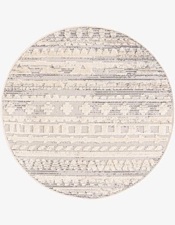 Sandy Beige Arlo Round Rug