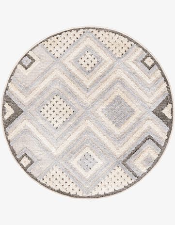 Sandy Beige Arlo Round Rug
