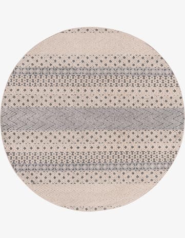 Sandy Beige Arlo Round Rug