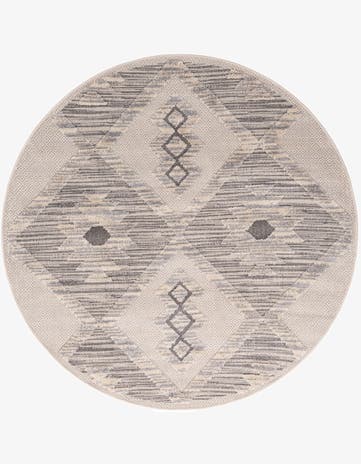 Sandy Beige Arlo Round Rug