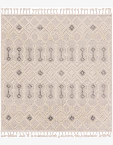 Sandy Beige Arlo Square Rug