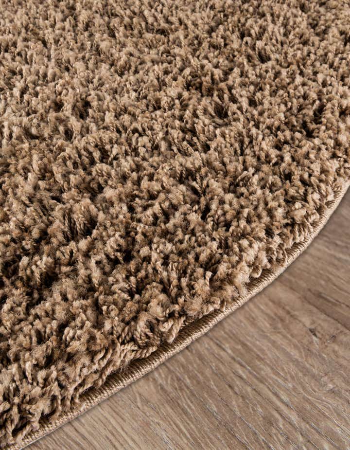 7' 10 x 10' Solid Shag Oval Rug