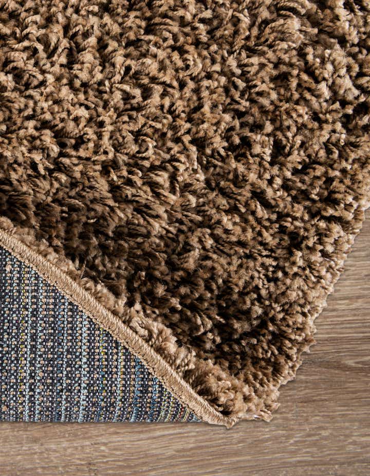 7' 10 x 10' Solid Shag Oval Rug