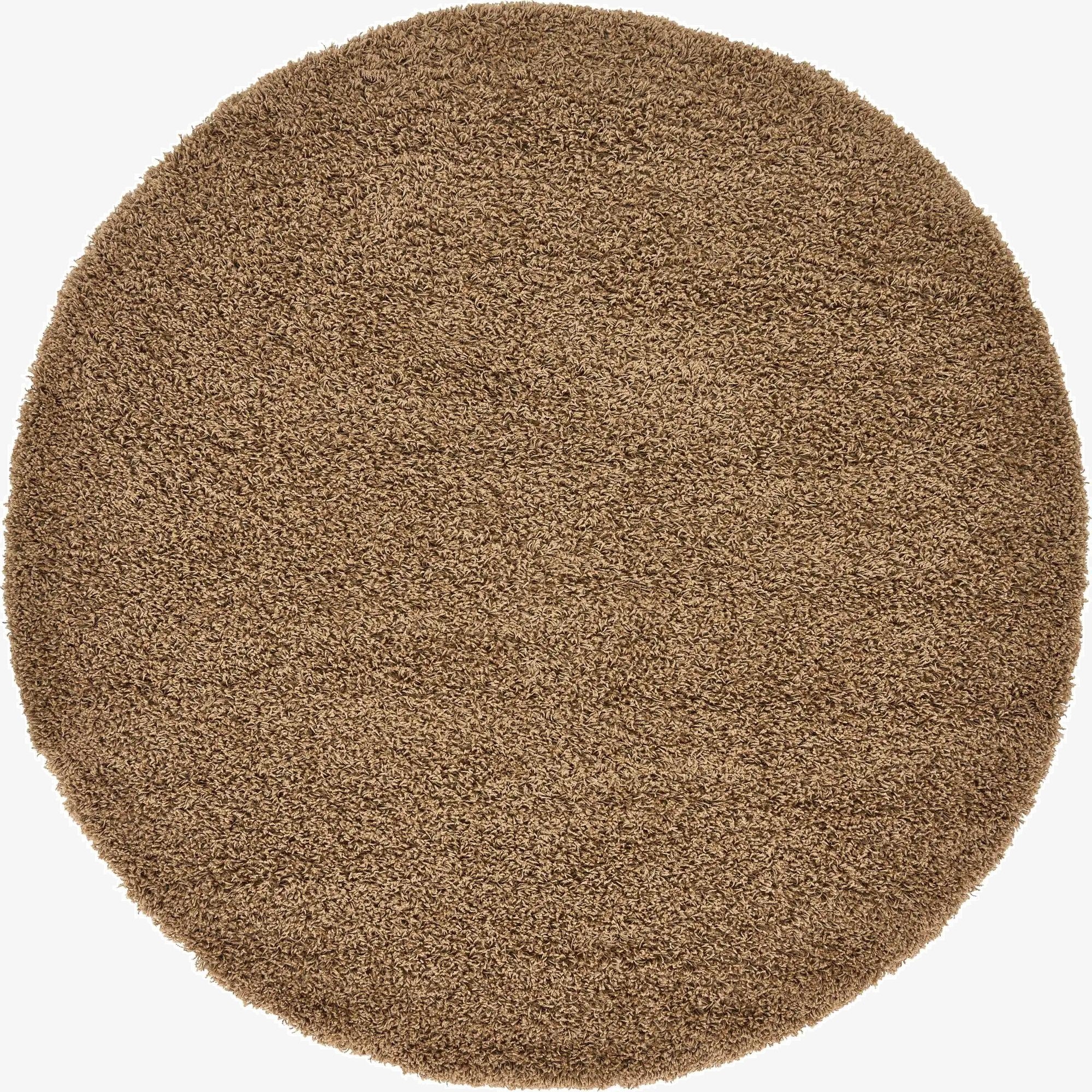 Primary image 6' x 6' Solid Shag Round Rug