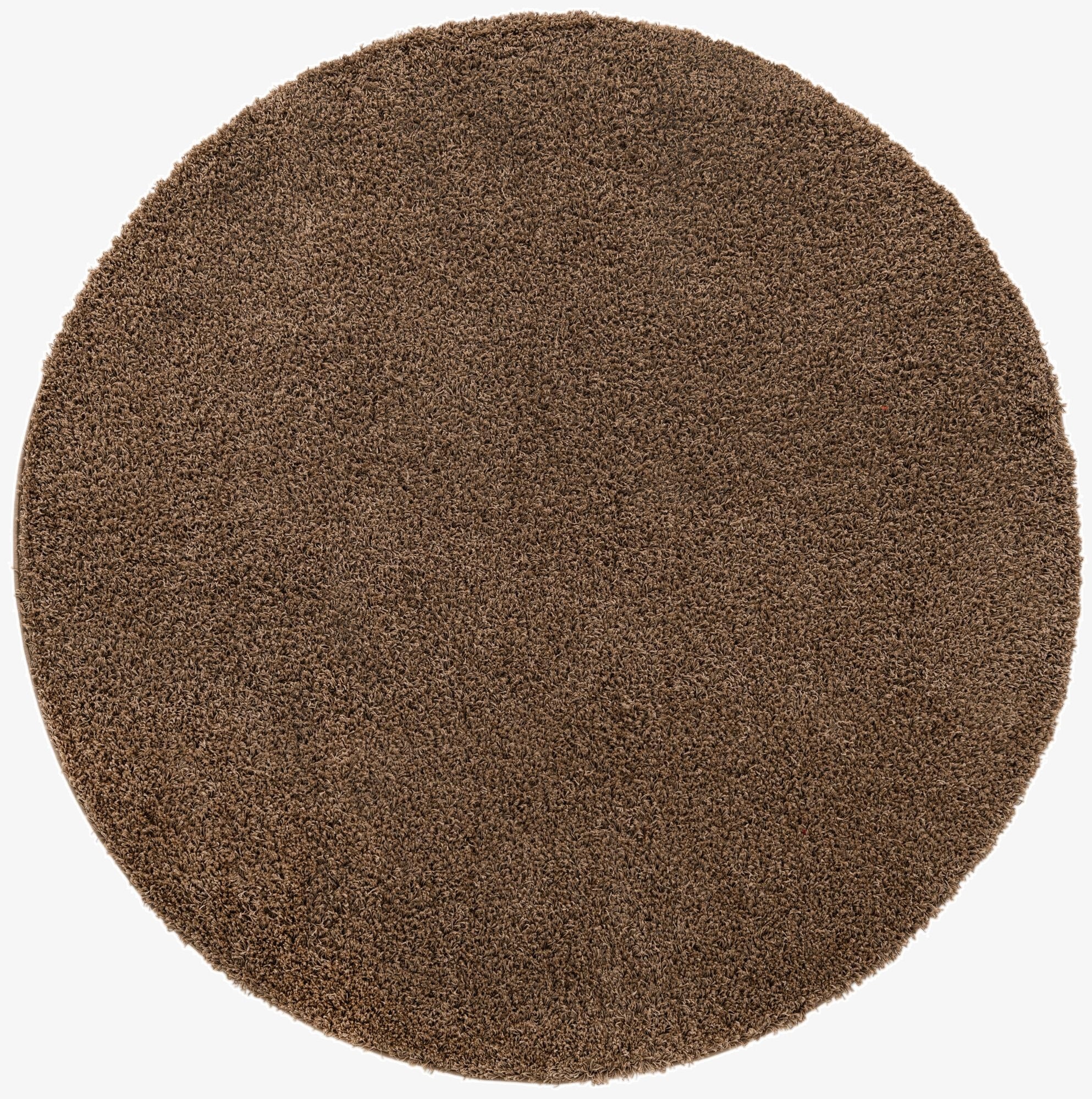 Primary image 7' 10 x 7' 10 Solid Shag Round Rug