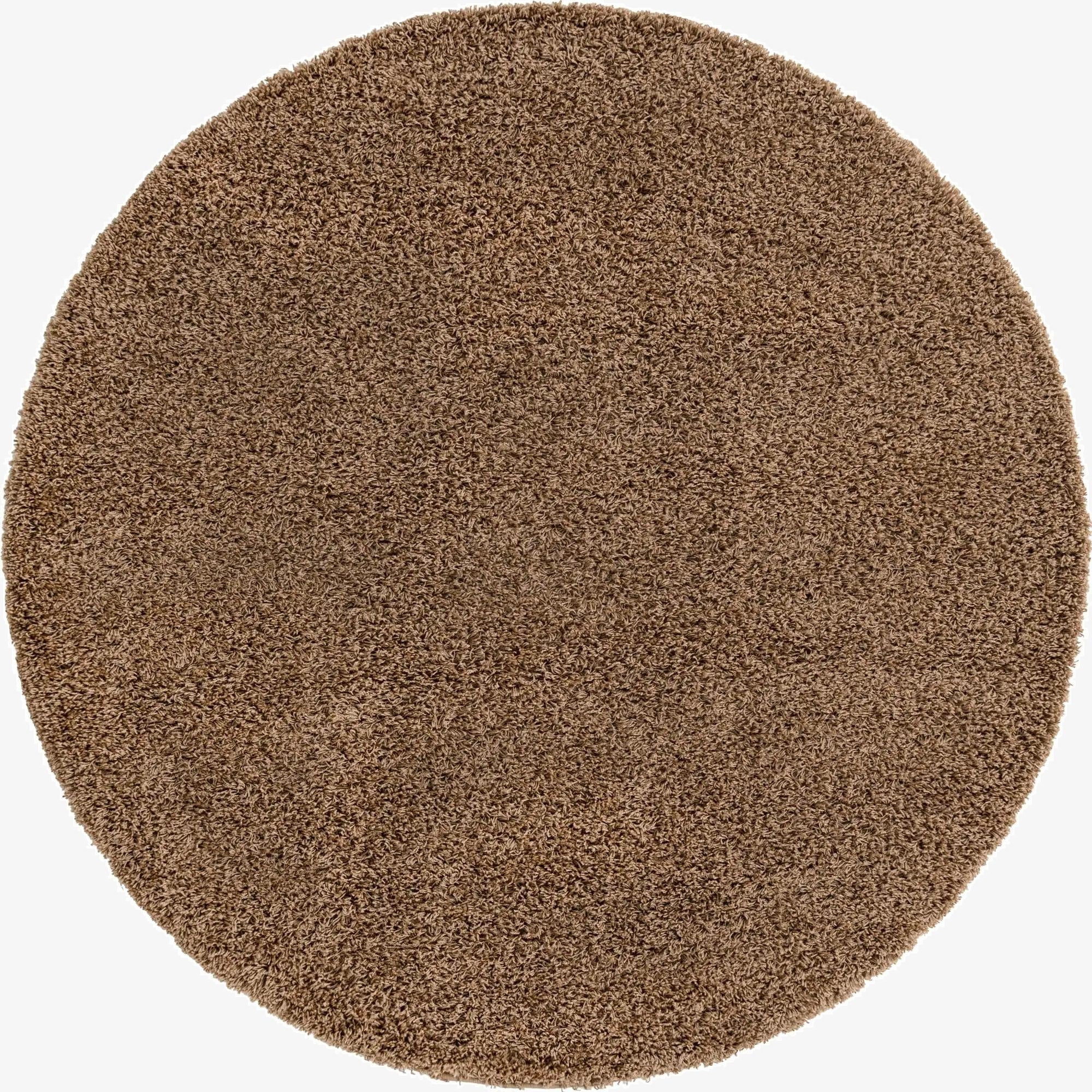 Primary image 7' x 7' Solid Shag Round Rug