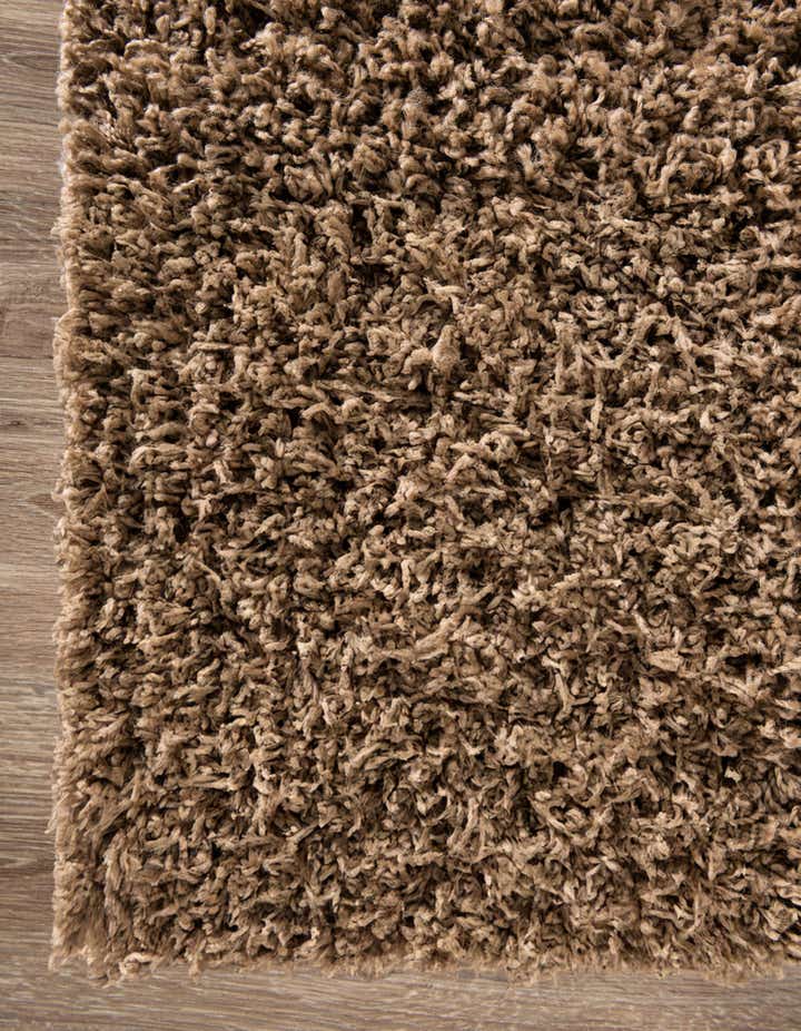2' x 6' 5 Solid Shag Runner Rug