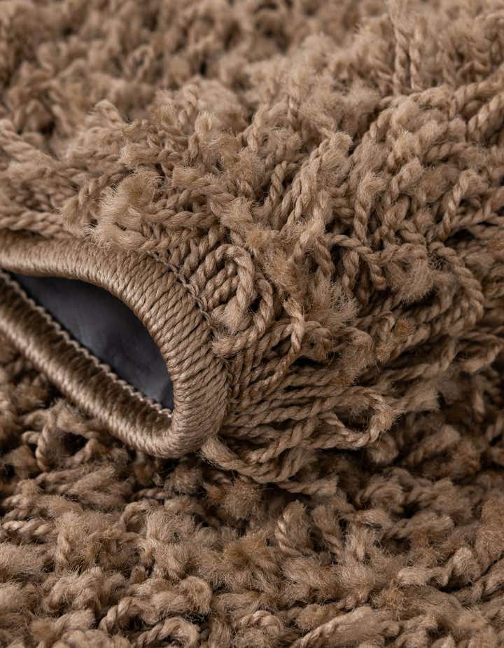 2' x 6' 5 Solid Shag Runner Rug