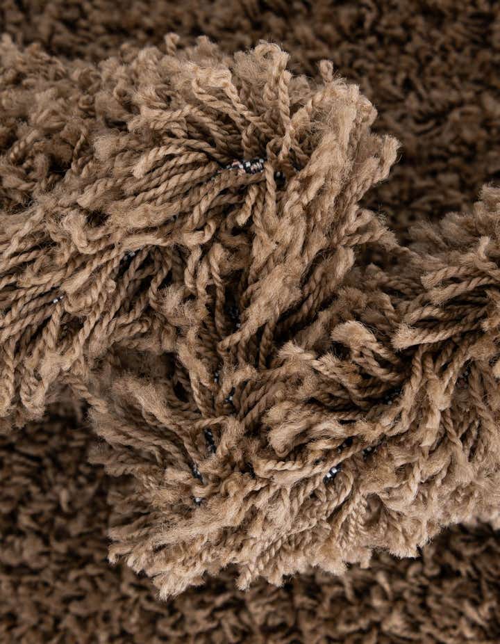 2' x 6' 5 Solid Shag Runner Rug