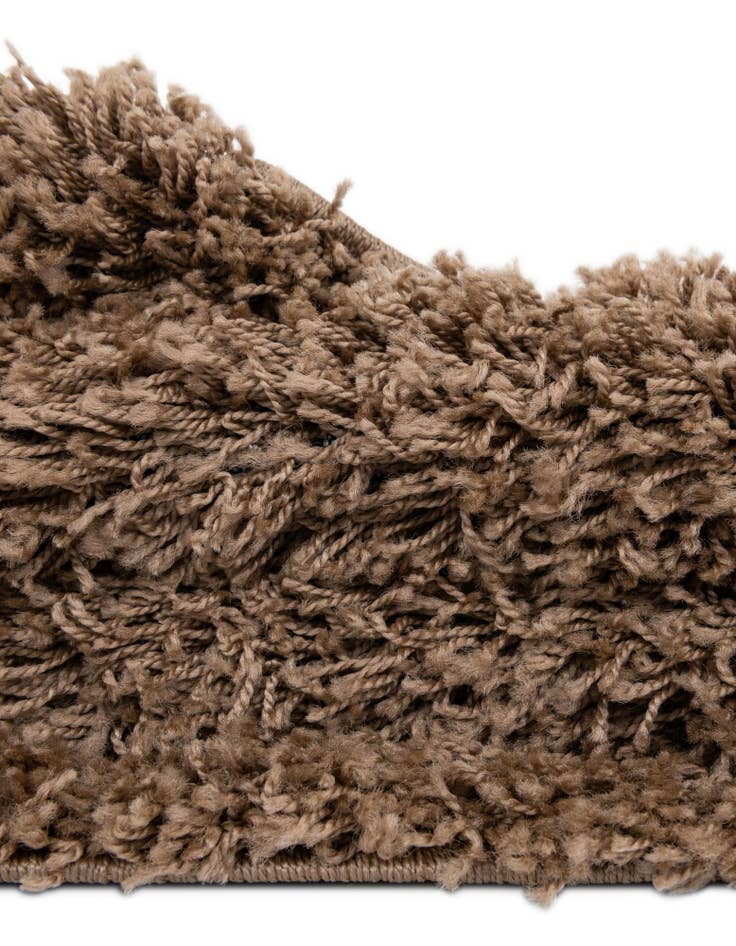 Detail image of 2' x 6' 5 Solid Shag Runner Rug