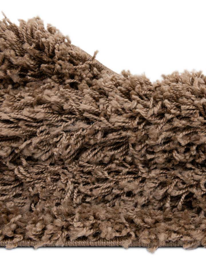 2' x 6' 5 Solid Shag Runner Rug