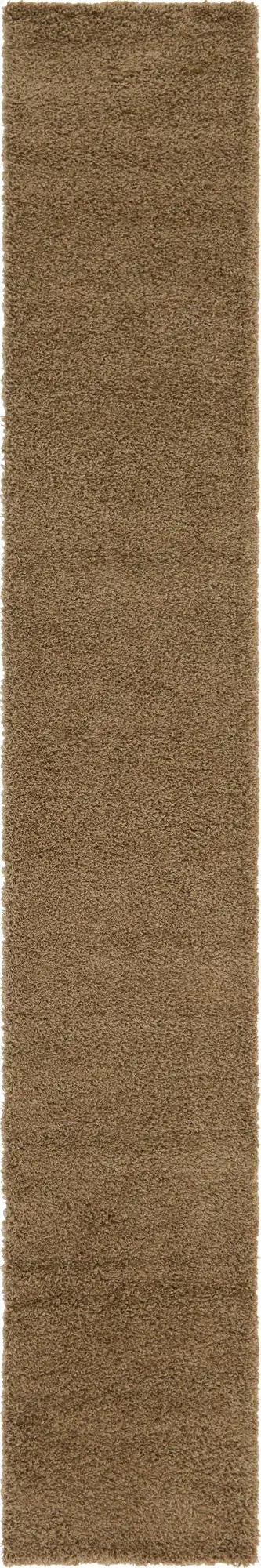 Primary image 2' 7 x 19' 8 Solid Shag Runner Rug