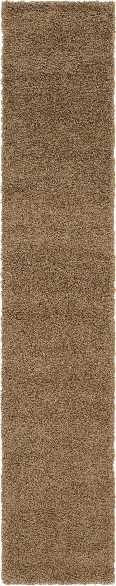 Primary image 2' 7 x 13' Solid Shag Runner Rug