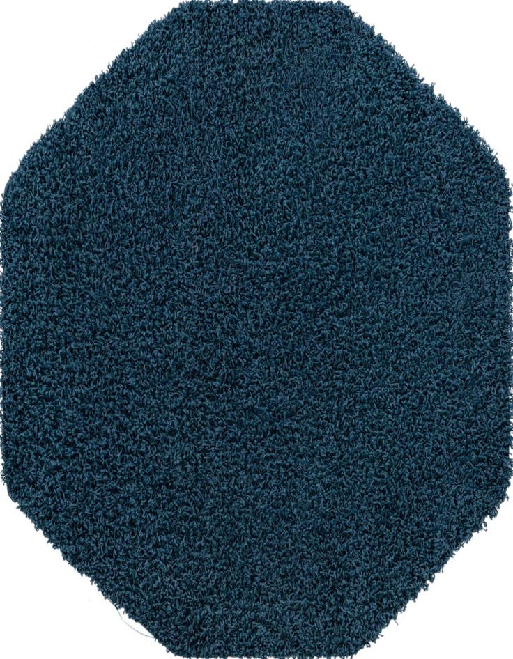 Detail image of 4' x 4' Solid Shag Octagon Rug