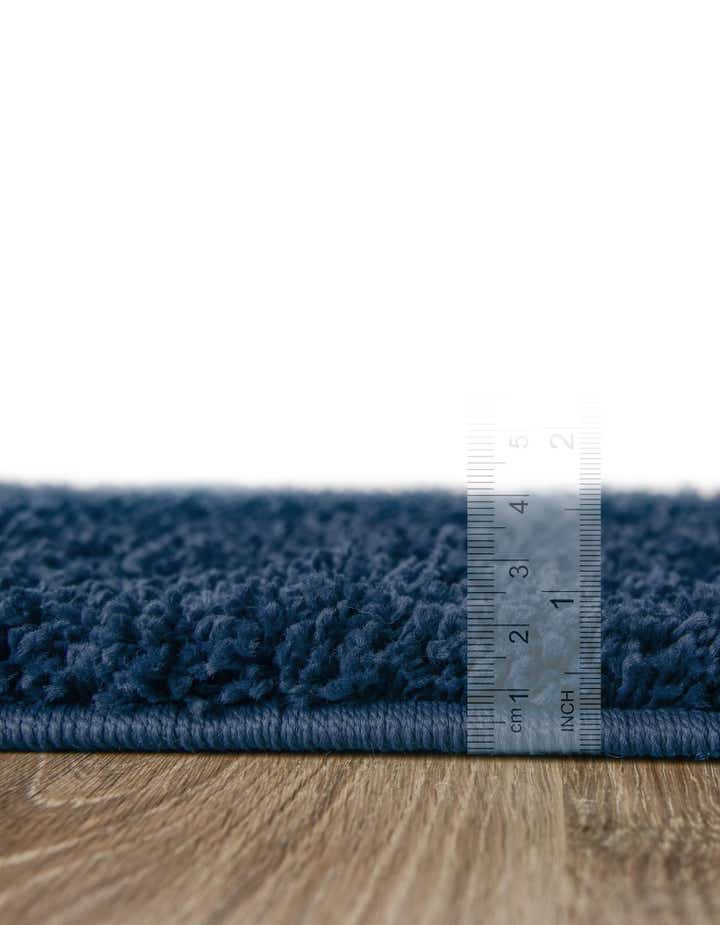 3' x 5' 3 Solid Shag Oval Rug