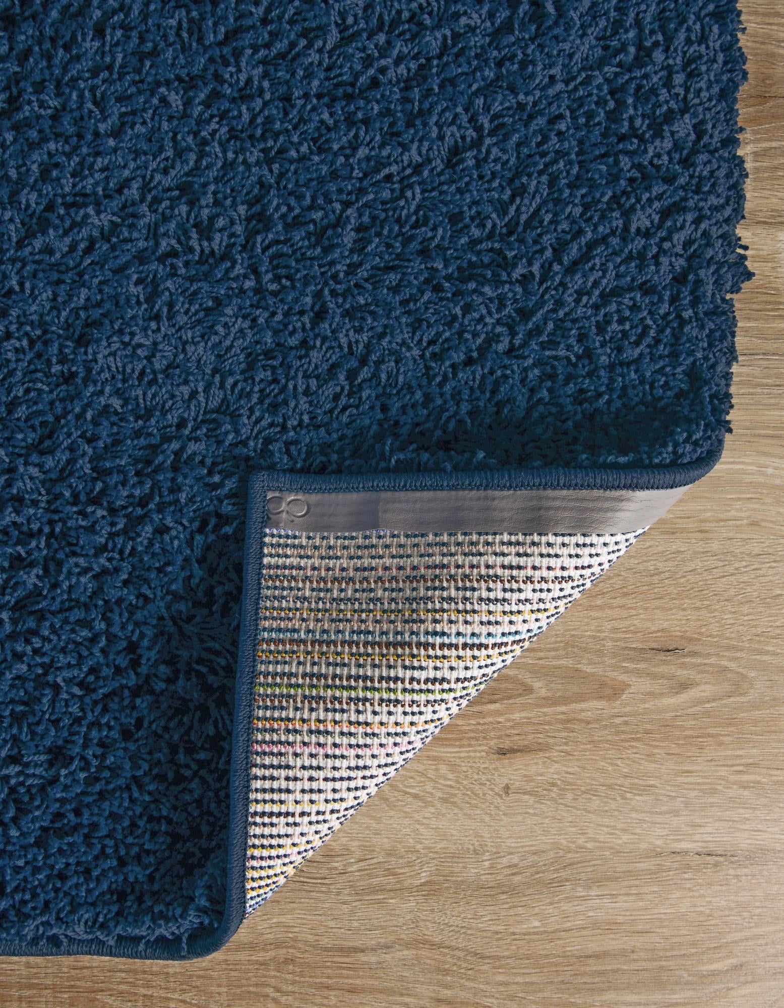 3' x 5' 3 Solid Shag Oval Rug