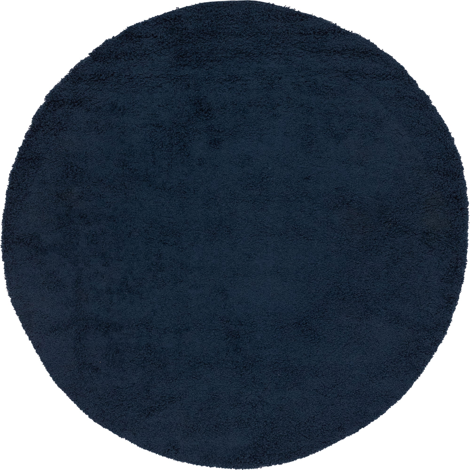 8' 2 x 8' 2 Solid Shag Round Rug