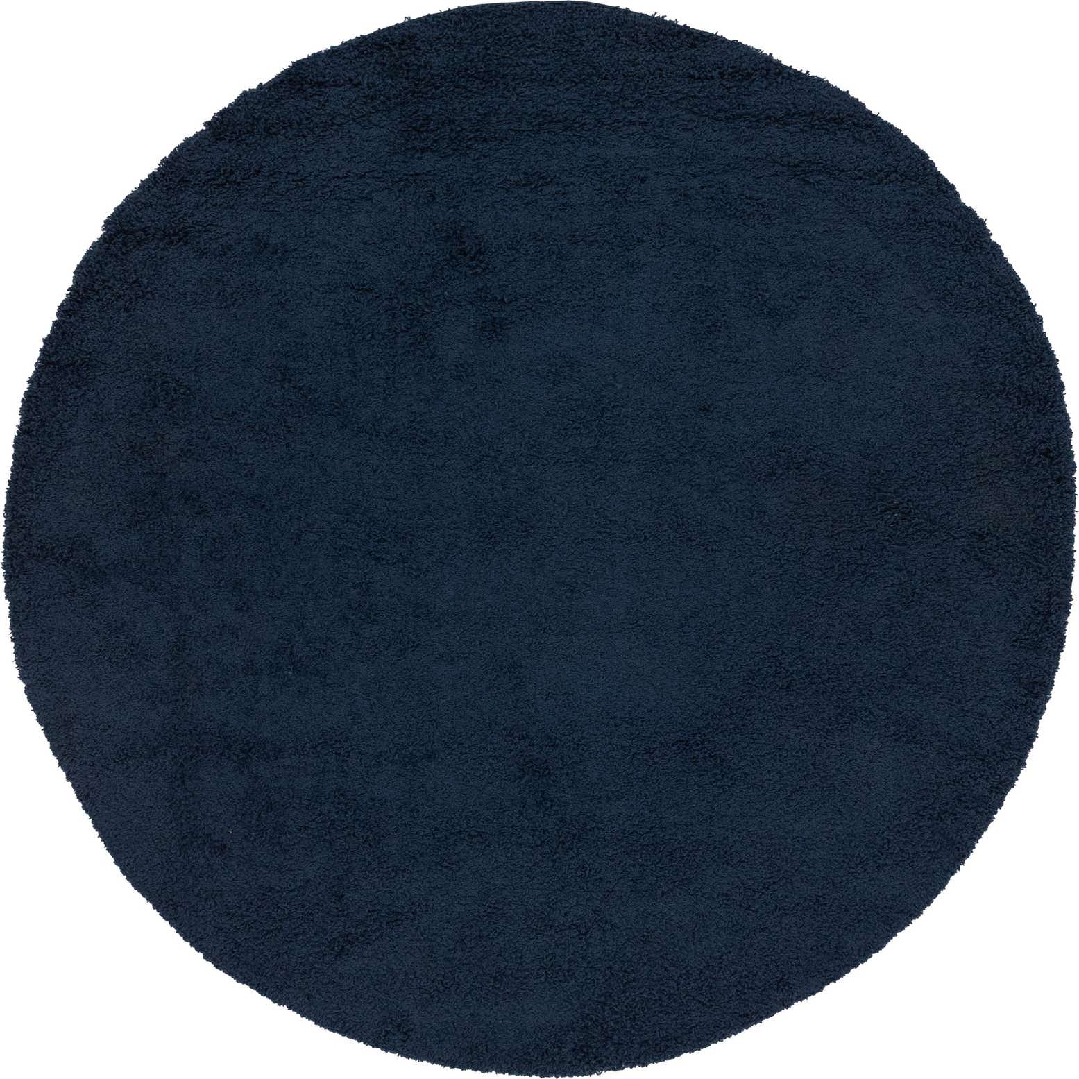 8' 2 x 8' 2 Solid Shag Round Rug