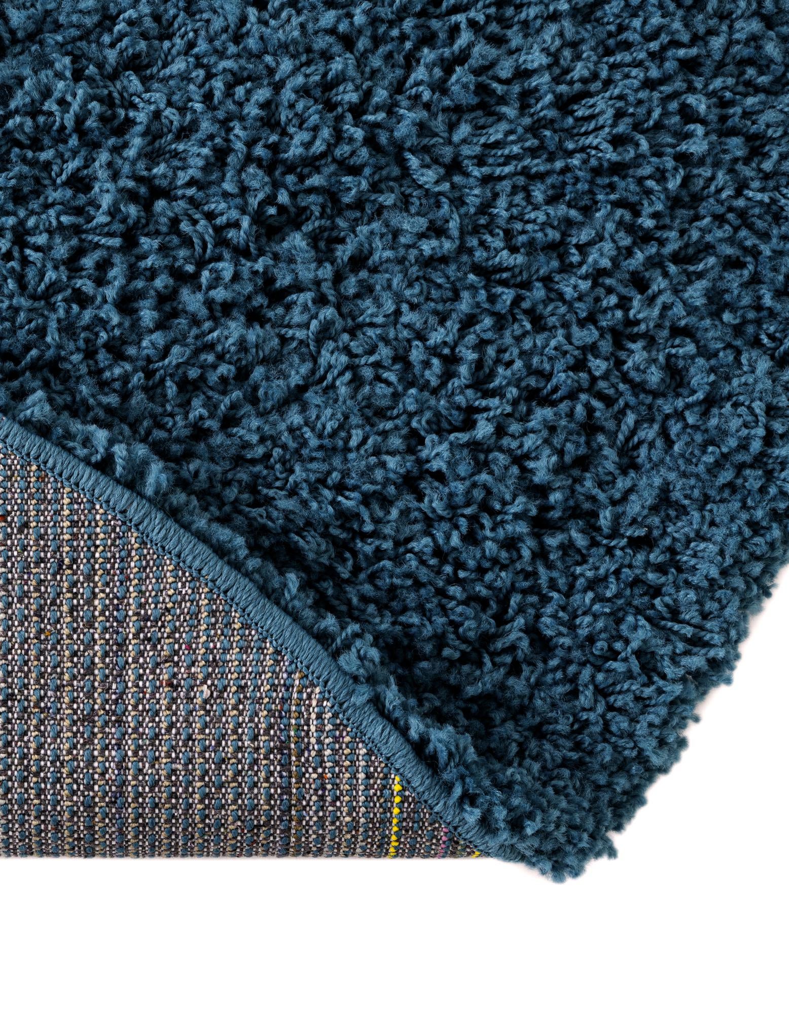 7' 10 x 7' 10 Solid Shag Round Rug