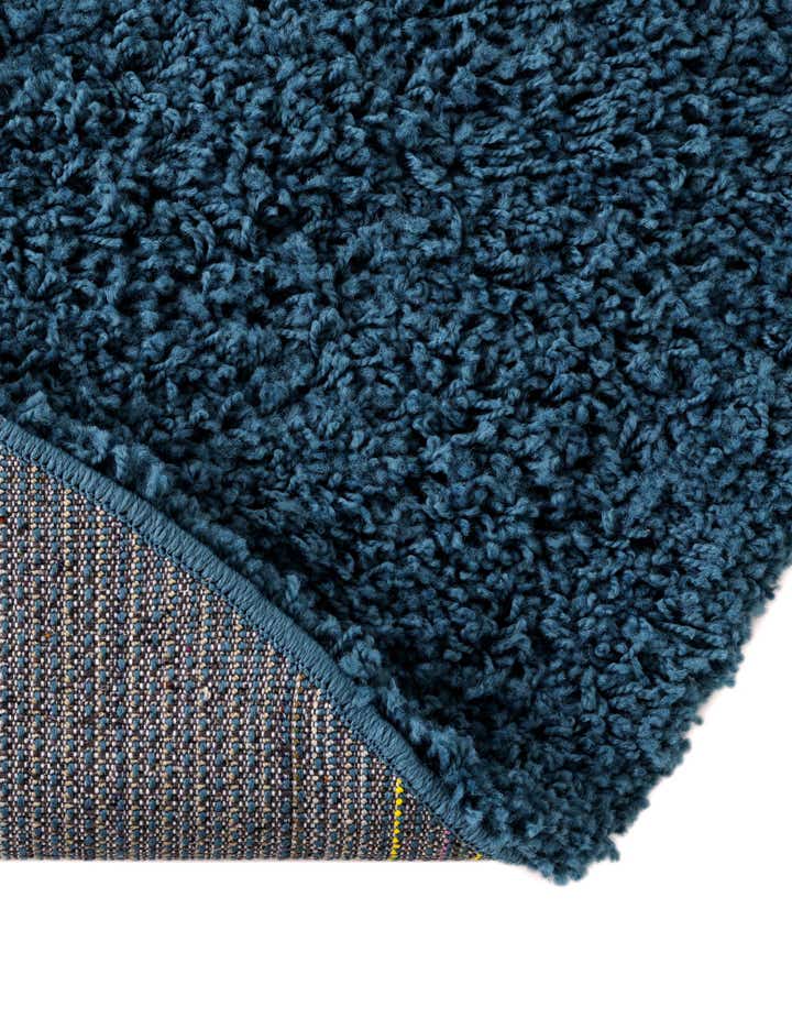 7' x 7' Solid Shag Round Rug
