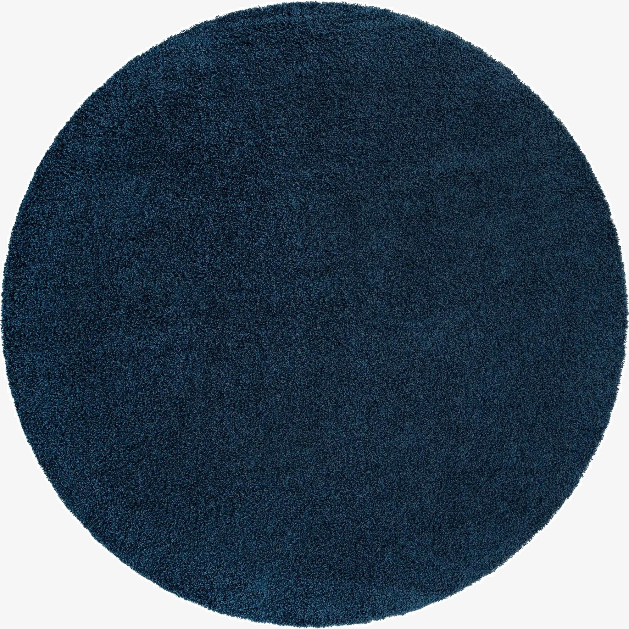 Primary image 5' 3 x 5' 3 Solid Shag Round Rug