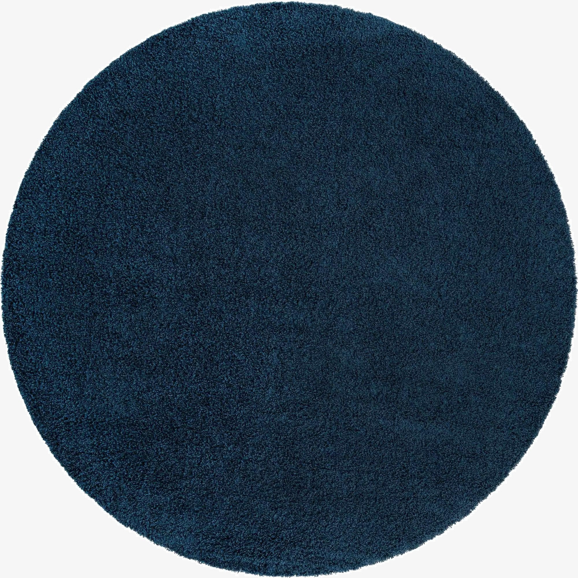 Primary image 7' 10 x 7' 10 Solid Shag Round Rug