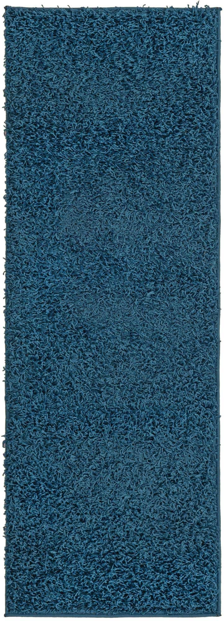 2' x 6' Comfort Solid Shag Runner Rug