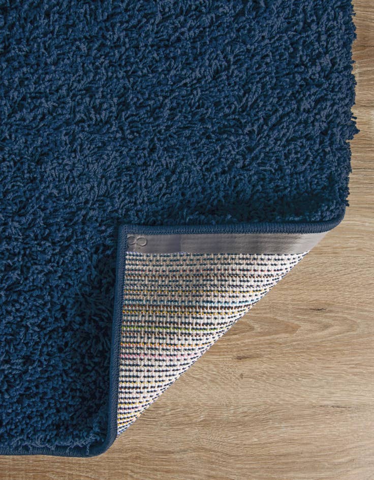 Detail image of 2' x 5' Solid Shag Runner Rug