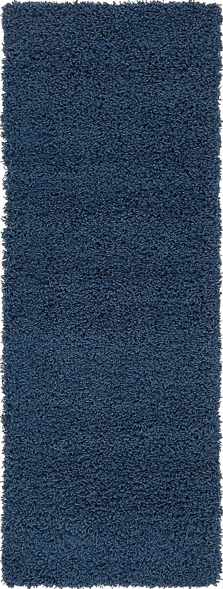 2' x 6' Solid Shag Runner Rug