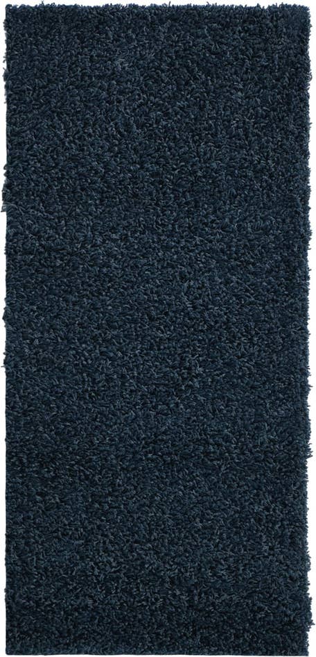 Detail image of 2' x 4' Solid Shag Runner Rug