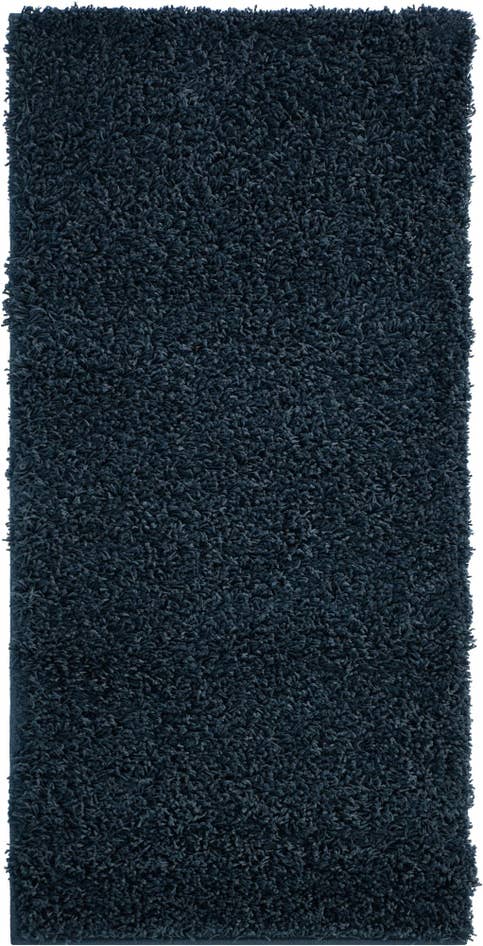 Detail image of 2' x 4' Solid Shag Runner Rug