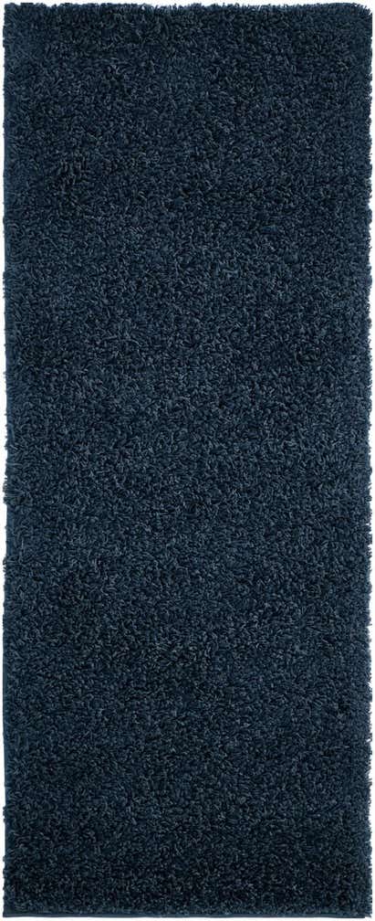 2' x 5' Solid Shag Runner Rug