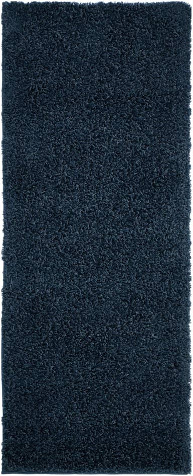 Detail image of 2' x 5' Solid Shag Runner Rug