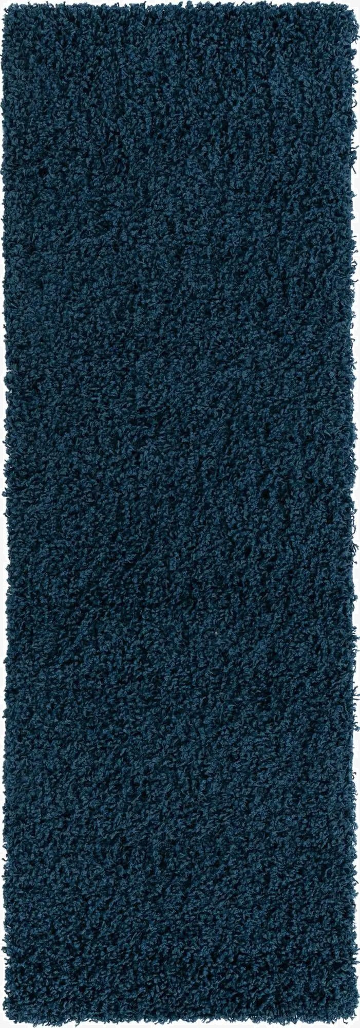 65cm x 195cm Solid Shag Runner Rug