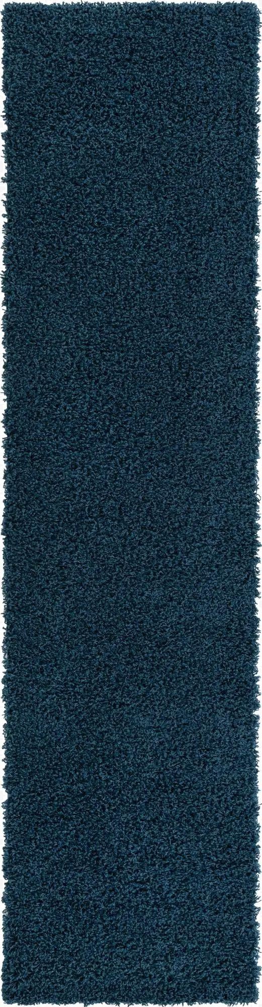 Primary image 2' 7 x 10' Solid Shag Runner Rug