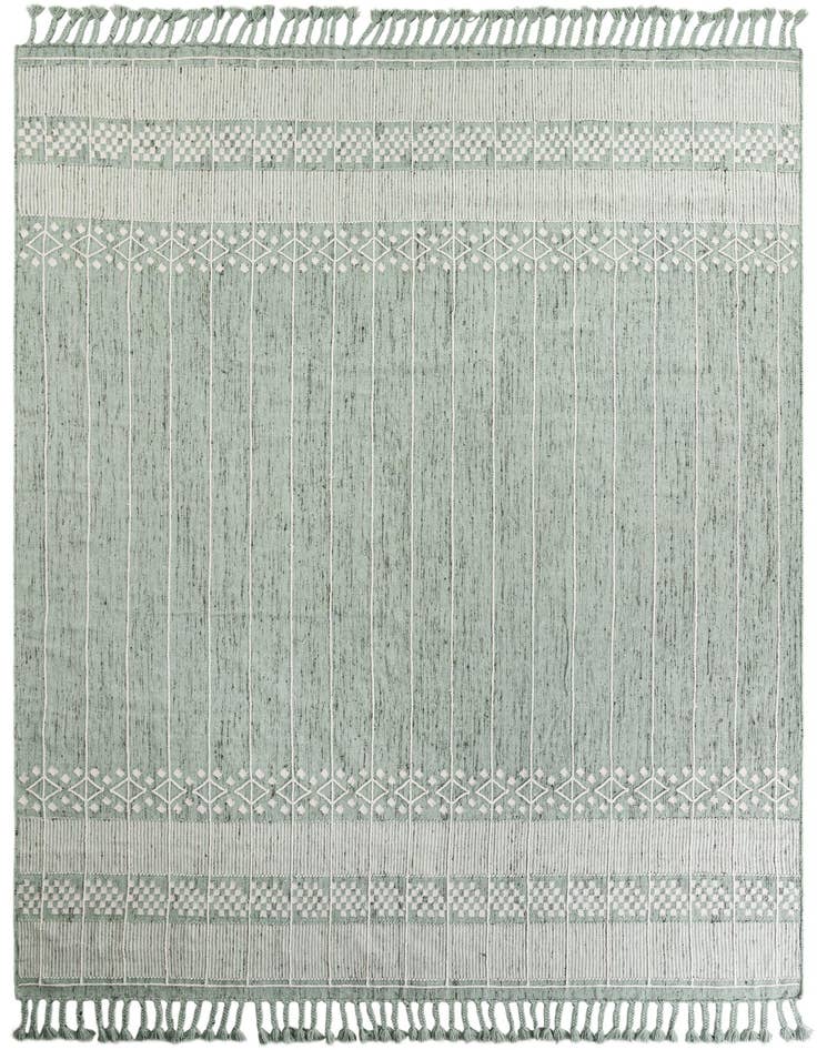 Detail image of 10' x 14' 1 Easy-Clean Eco Bohemian Indoor / Outdoor Rug
