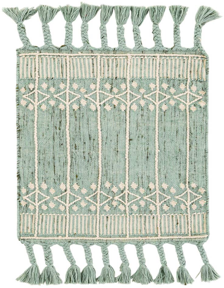 Detail image of 2' x 3' 1 Easy-Clean Eco Bohemian Indoor / Outdoor Rug