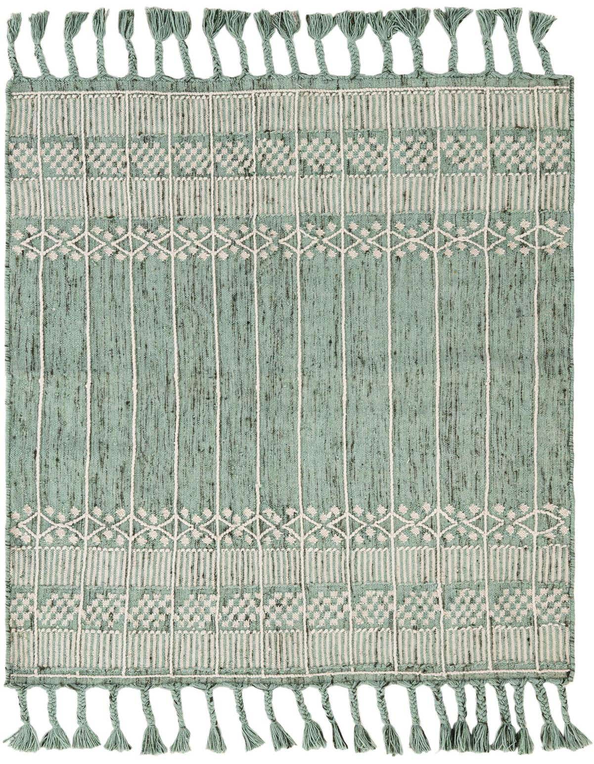 4' 1 x 6' 1 Easy-Clean Eco Bohemian Indoor / Outdoor Rug