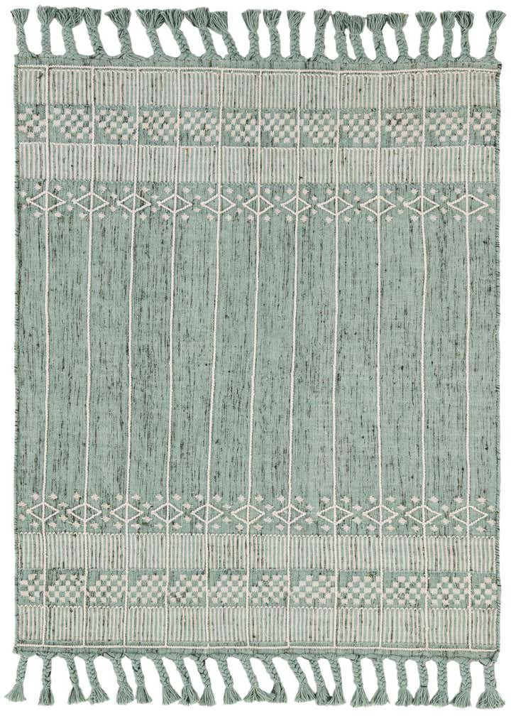 5' 1 x 8' Easy-Clean Eco Bohemian Indoor / Outdoor Rug