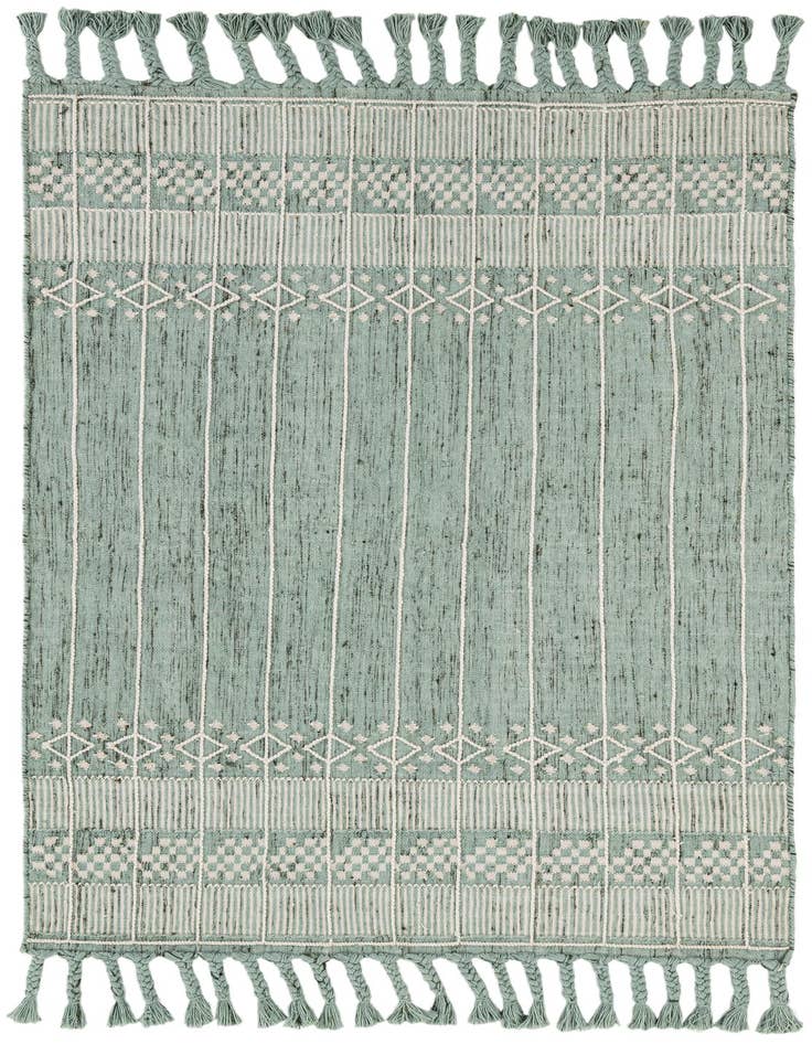 Detail image of 5' 1 x 8' Easy-Clean Eco Bohemian Indoor / Outdoor Rug