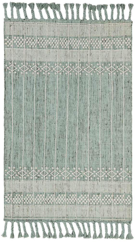 5' 1 x 8' Easy-Clean Eco Bohemian Indoor / Outdoor Rug
