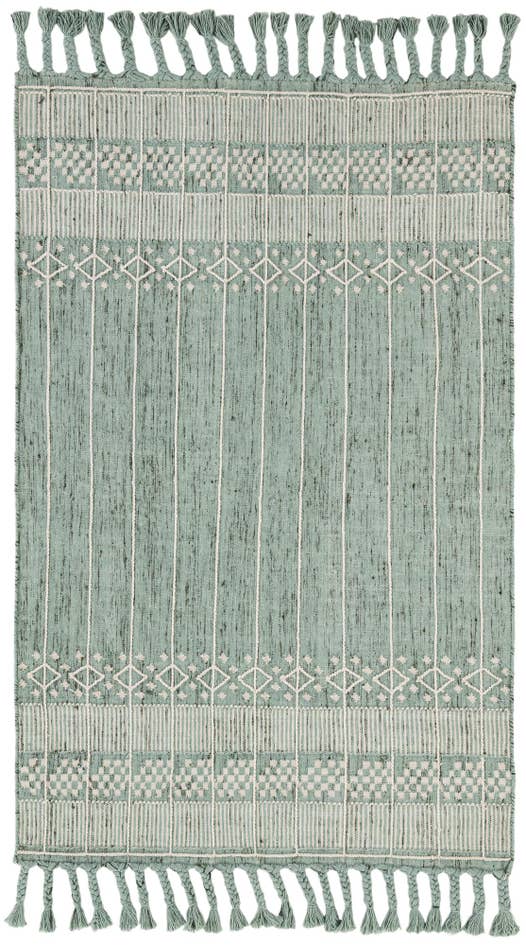 Detail image of 5' 1 x 8' Easy-Clean Eco Bohemian Indoor / Outdoor Rug