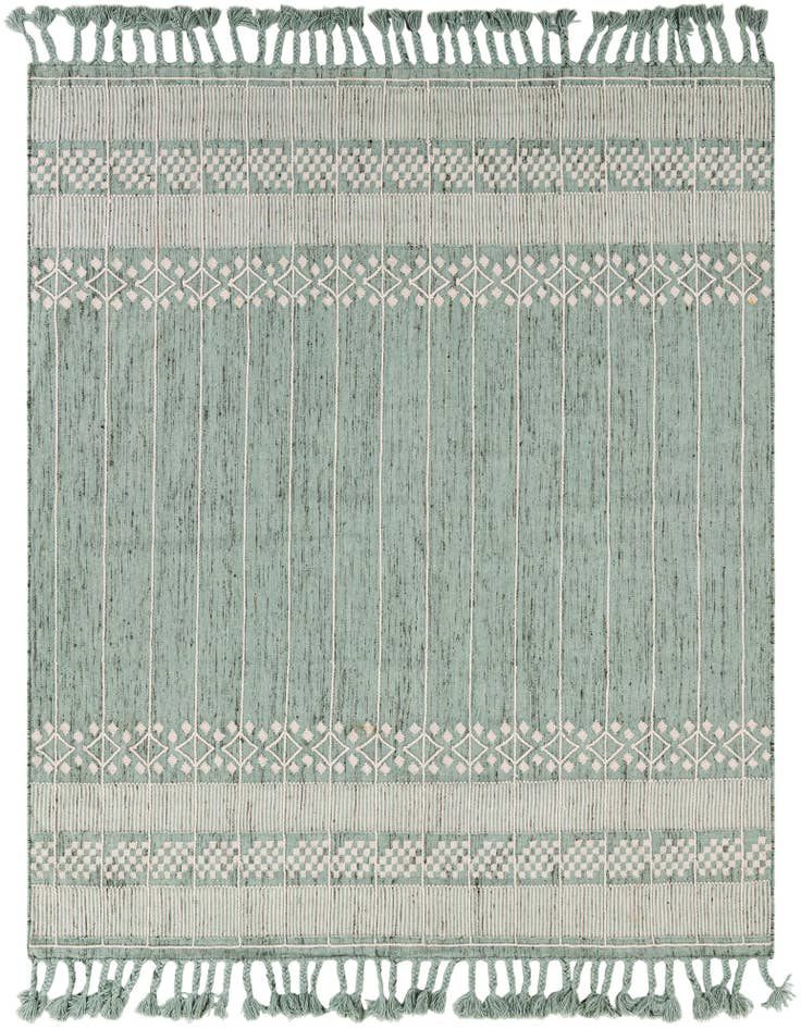 Detail image of 7' 10 x 10' Easy-Clean Eco Bohemian Indoor / Outdoor Rug