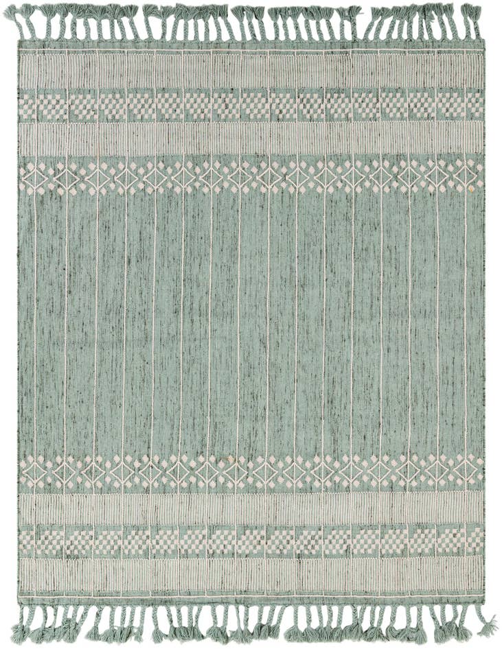 Detail image of 7' 10 x 10' Easy-Clean Eco Bohemian Indoor / Outdoor Rug