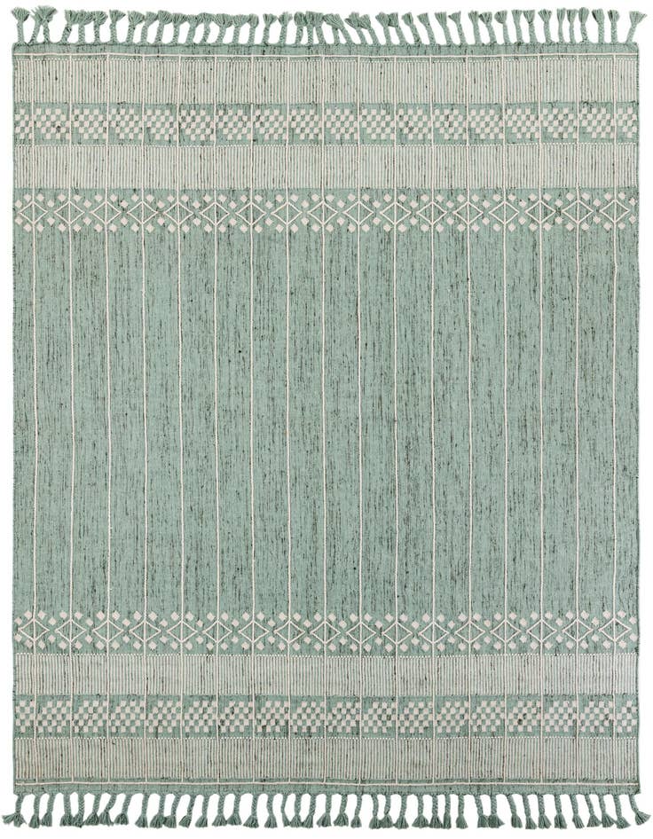 Detail image of 9' x 12' Easy-Clean Eco Bohemian Indoor / Outdoor Rug